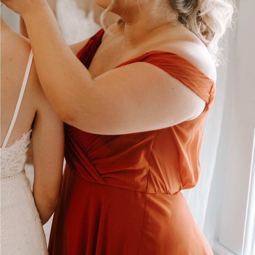 Elegant Rust Dress for Women